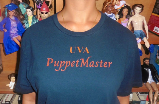 UVA Puppetmaster Blue Unis*x size XLarge, RARE